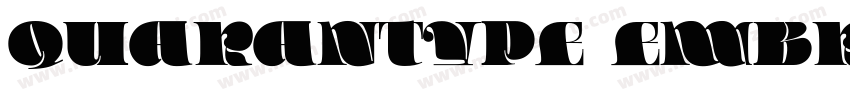 Quarantype Embrace Regular字体转换